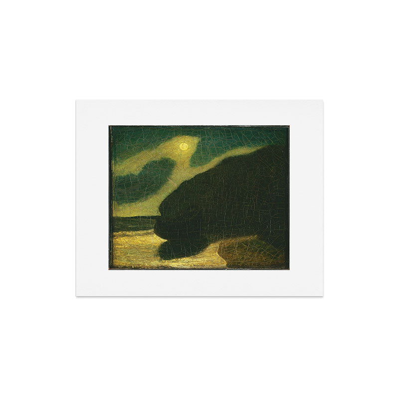 "Moonlit Cove" by Albert Pinkham Ryder (1880) Art Print