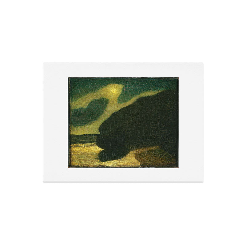 "Moonlit Cove" by Albert Pinkham Ryder (1880) Art Print