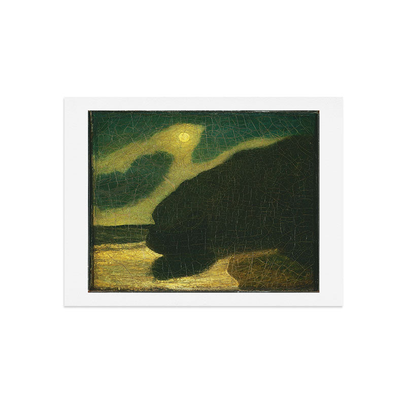 "Moonlit Cove" by Albert Pinkham Ryder (1880) Art Print