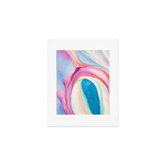 "Music, Pink and Blue No. 2" by Georgia O'Keeffe, 1918 Art Print