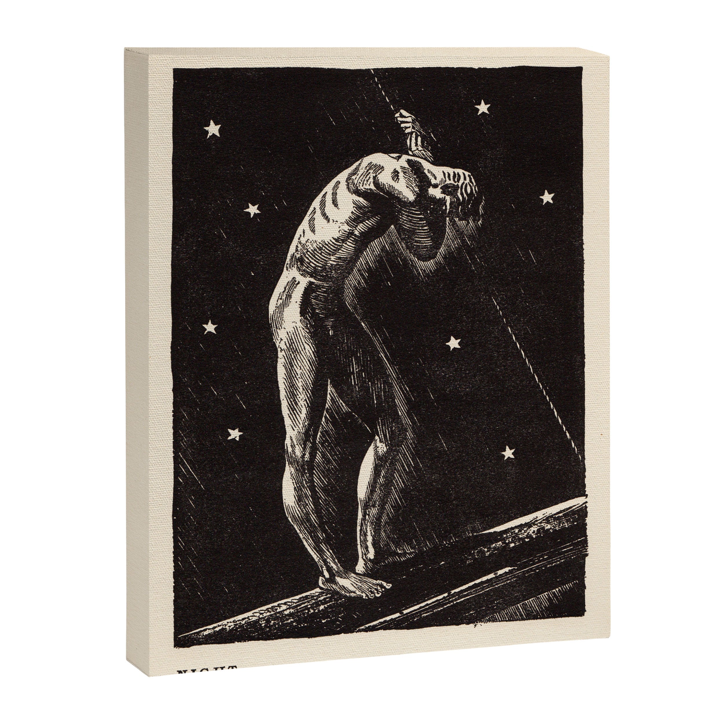 "Night" by Rockwell Kent (1919) Canvas Print