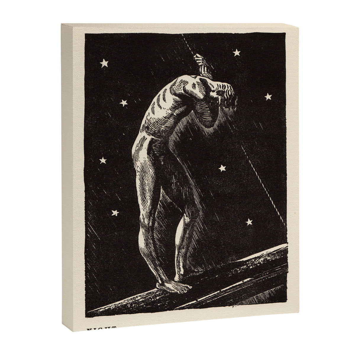 "Night" by Rockwell Kent (1919) Canvas Print