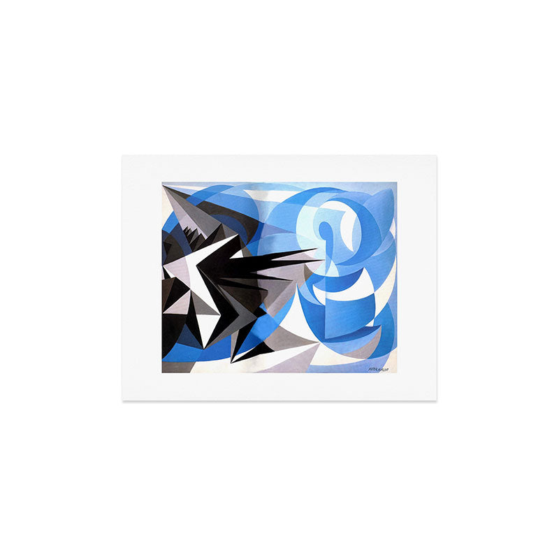"Pessimism and Optimism" by Giacomo Balla, 1923 Art Print