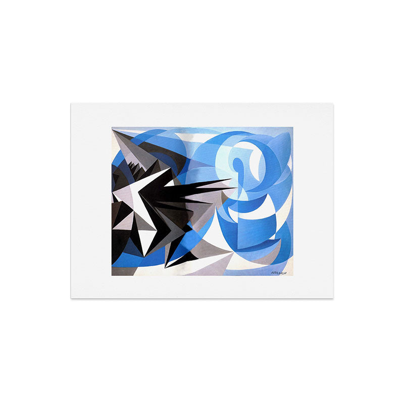 "Pessimism and Optimism" by Giacomo Balla, 1923 Art Print
