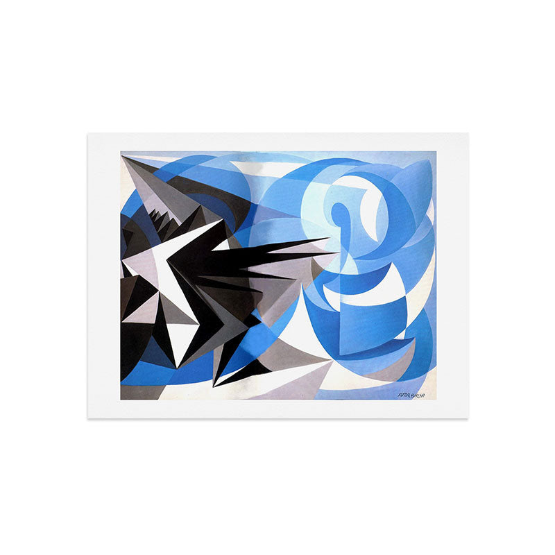 "Pessimism and Optimism" by Giacomo Balla, 1923 Art Print