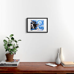 "Pessimism and Optimism" by Giacomo Balla, 1923 Framed Art Print