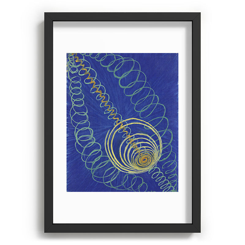 "Primordial Chaos" by Hilma af Klint (1906-1907) Framed Art Print