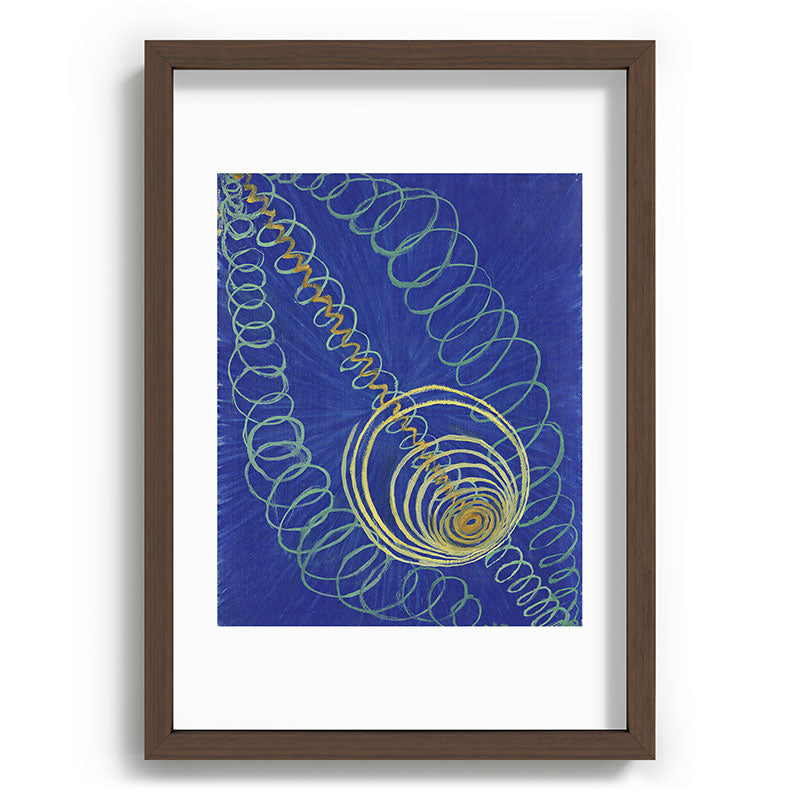 "Primordial Chaos" by Hilma af Klint (1906-1907) Framed Art Print