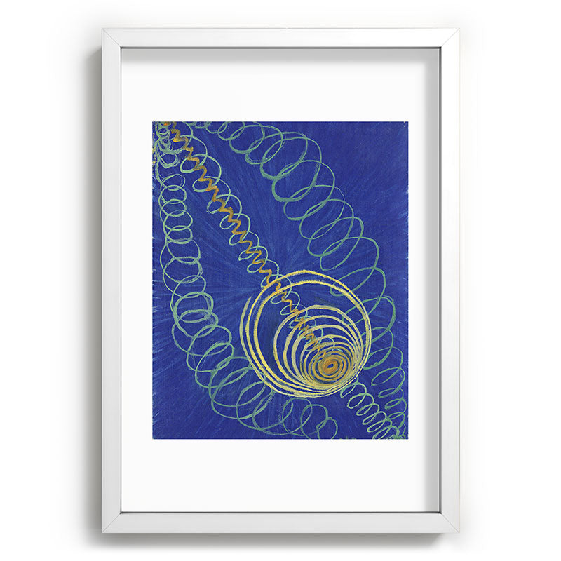 "Primordial Chaos" by Hilma af Klint (1906-1907) Framed Art Print