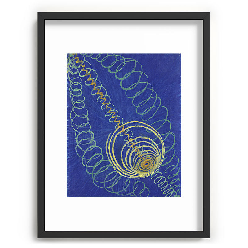 "Primordial Chaos" by Hilma af Klint (1906-1907) Framed Art Print
