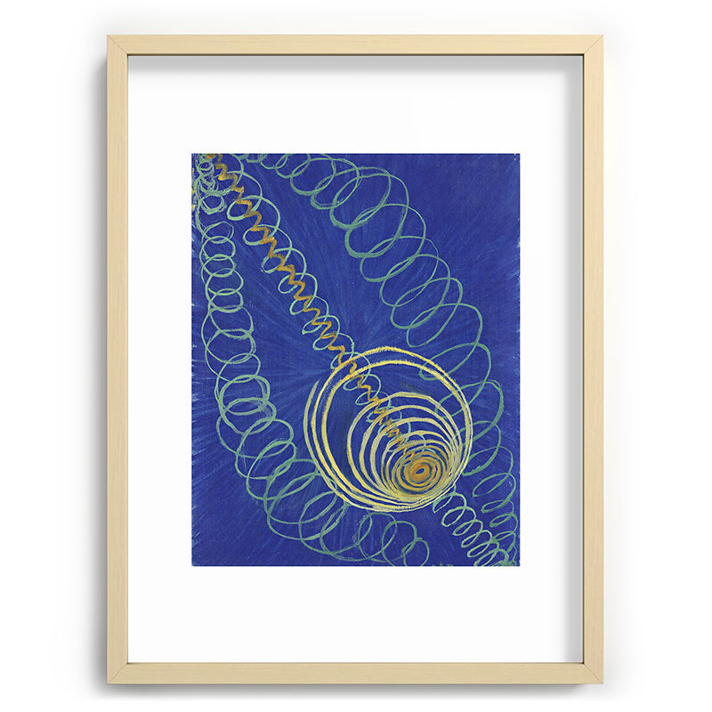 "Primordial Chaos" by Hilma af Klint (1906-1907) Framed Art Print
