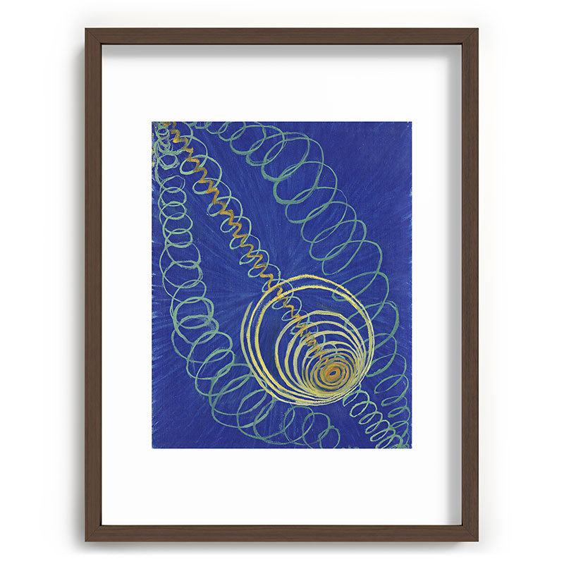 "Primordial Chaos" by Hilma af Klint (1906-1907) Framed Art Print