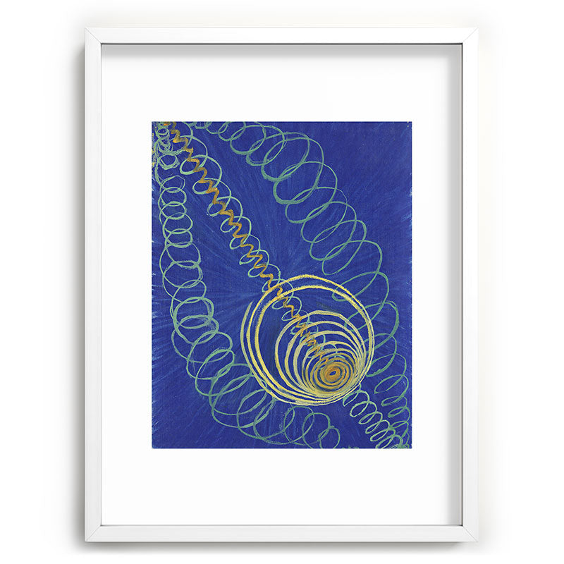 "Primordial Chaos" by Hilma af Klint (1906-1907) Framed Art Print