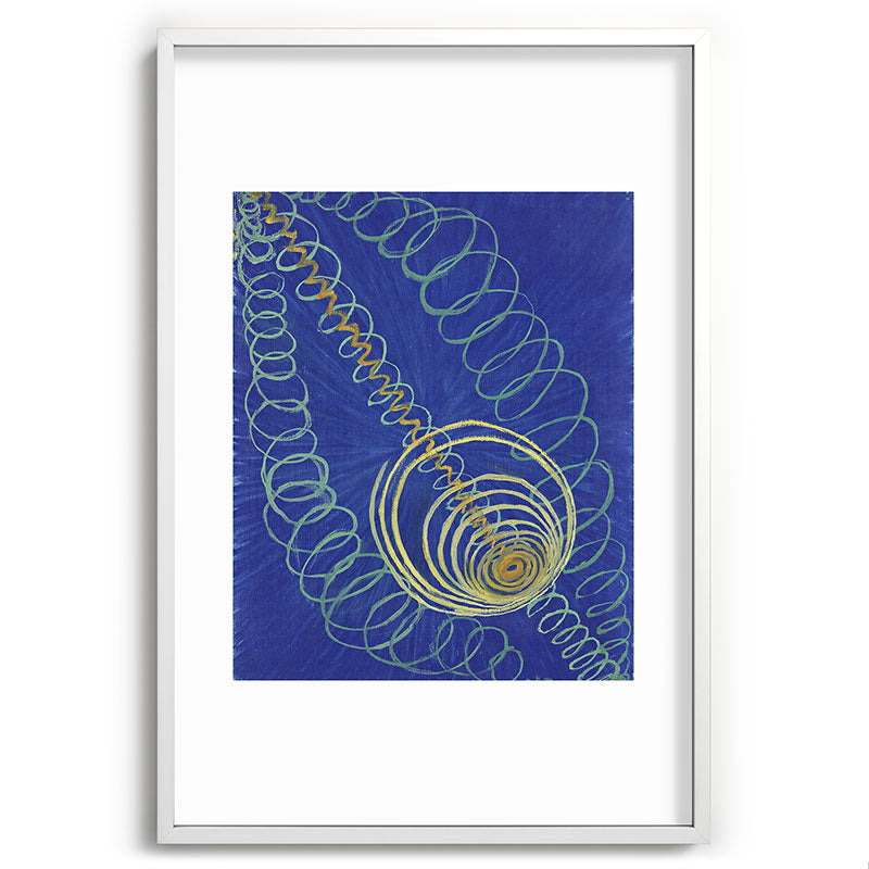 "Primordial Chaos" by Hilma af Klint (1906-1907) Framed Art Print