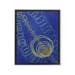 "Primordial Chaos" by Hilma af Klint (1906-1907) Framed Canvas Print