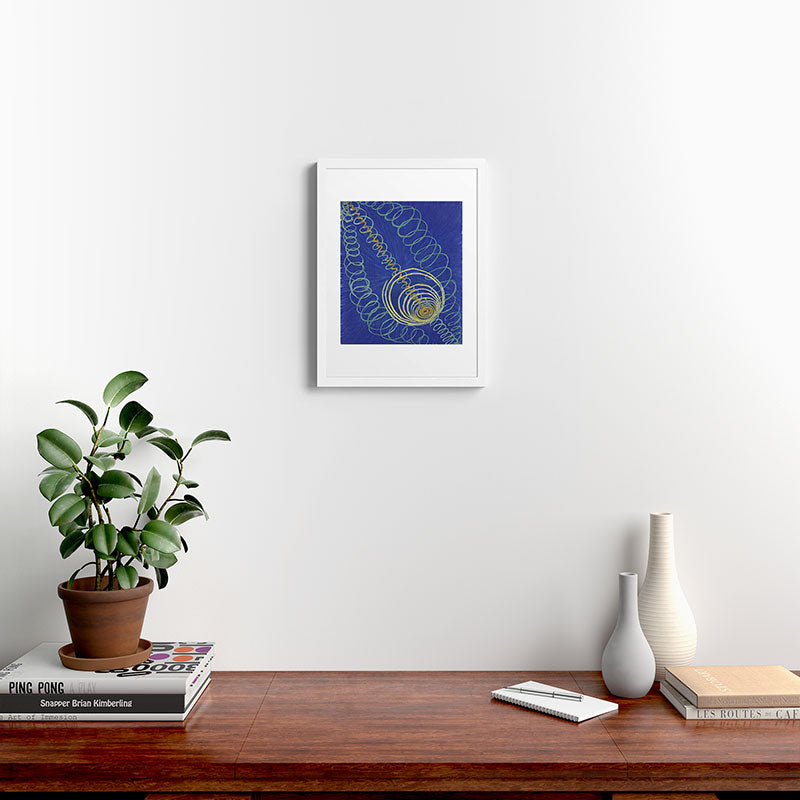"Primordial Chaos" by Hilma af Klint (1906-1907) Framed Art Print