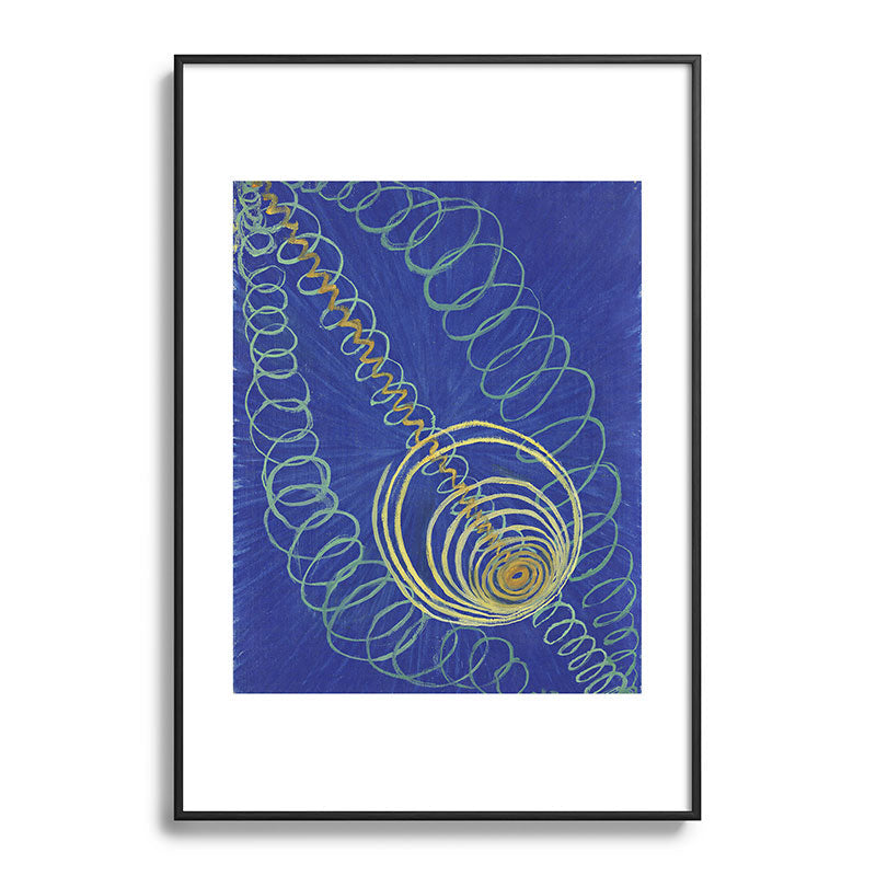 "Primordial Chaos" by Hilma af Klint (1906-1907) Framed Art Print