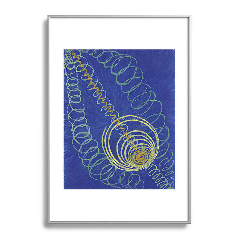 "Primordial Chaos" by Hilma af Klint (1906-1907) Framed Art Print