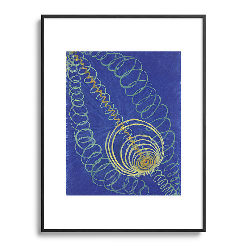 "Primordial Chaos" by Hilma af Klint (1906-1907) Framed Art Print