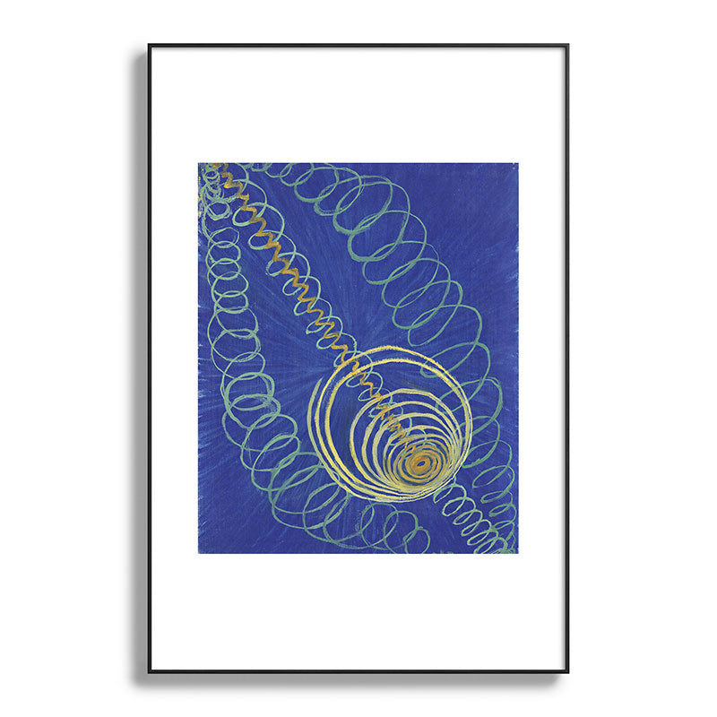 "Primordial Chaos" by Hilma af Klint (1906-1907) Framed Art Print