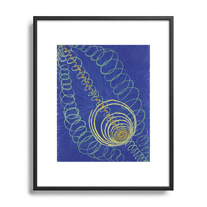 "Primordial Chaos" by Hilma af Klint (1906-1907) Framed Art Print