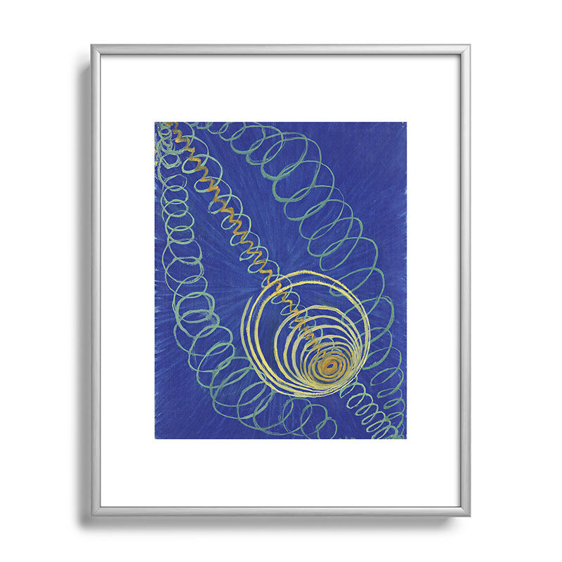 "Primordial Chaos" by Hilma af Klint (1906-1907) Framed Art Print