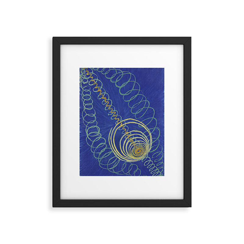 "Primordial Chaos" by Hilma af Klint (1906-1907) Framed Art Print