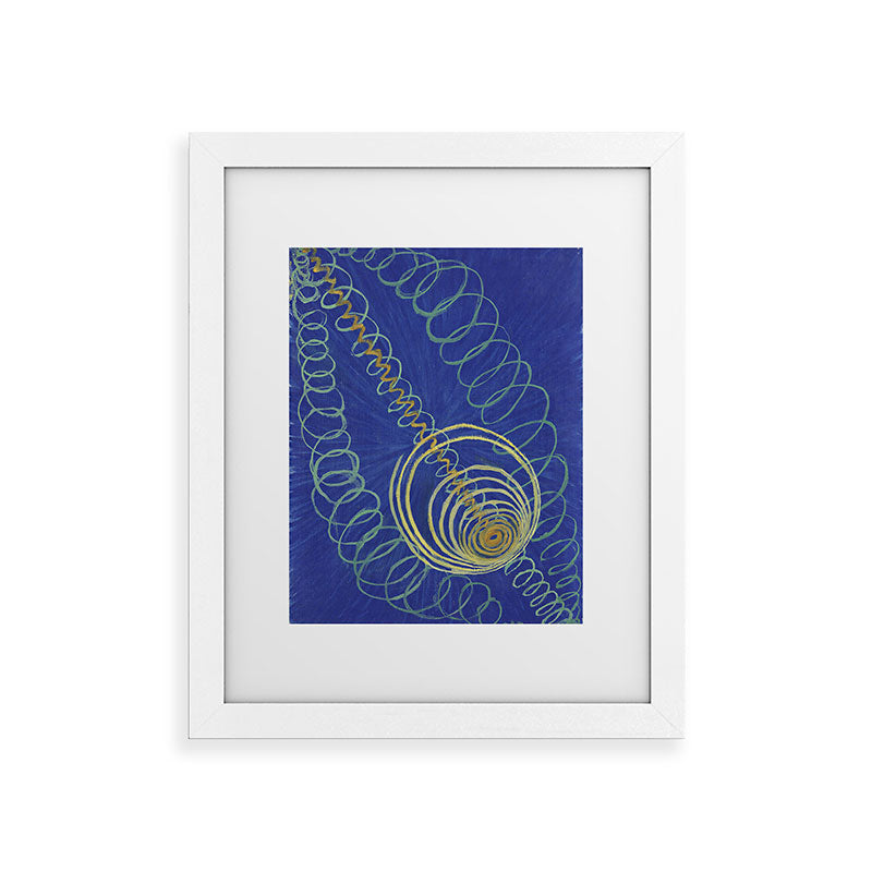 "Primordial Chaos" by Hilma af Klint (1906-1907) Framed Art Print