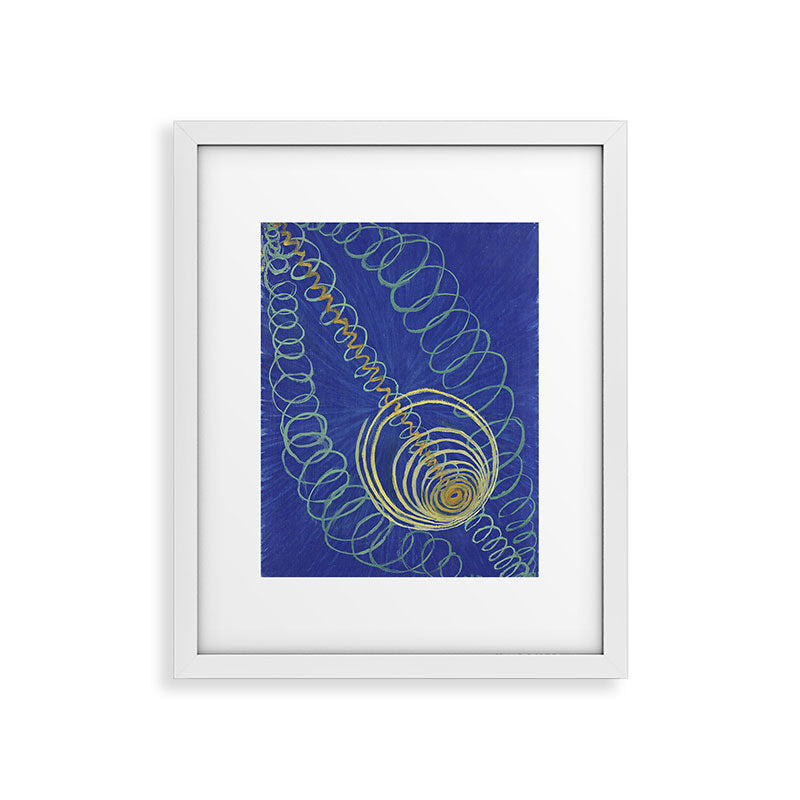 "Primordial Chaos" by Hilma af Klint (1906-1907) Framed Art Print
