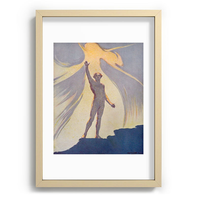 "Salut au monde!" (Margaret C. Cook, Leaves of Grass, 1913) Framed Art Print