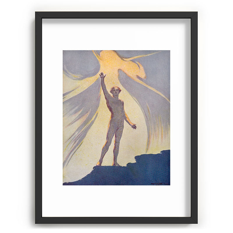 "Salut au monde!" (Margaret C. Cook, Leaves of Grass, 1913) Framed Art Print