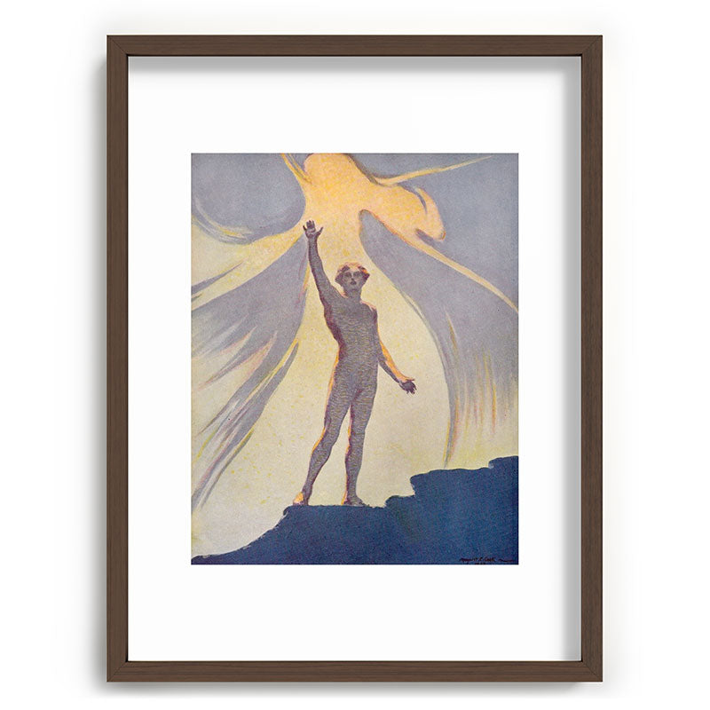 "Salut au monde!" (Margaret C. Cook, Leaves of Grass, 1913) Framed Art Print