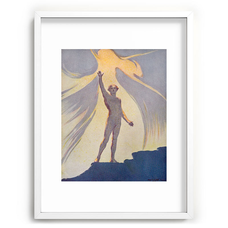 "Salut au monde!" (Margaret C. Cook, Leaves of Grass, 1913) Framed Art Print