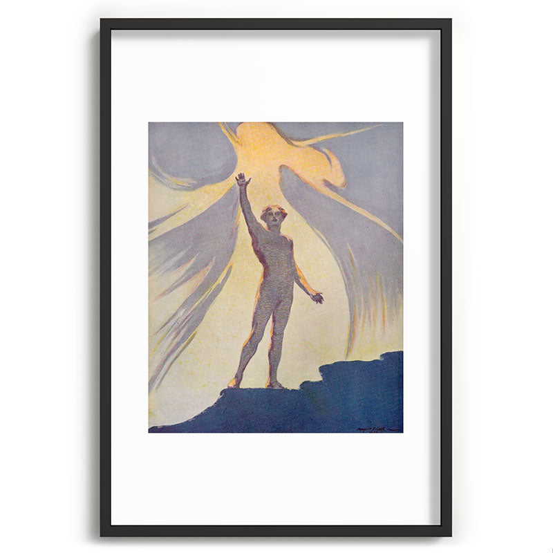 "Salut au monde!" (Margaret C. Cook, Leaves of Grass, 1913) Framed Art Print