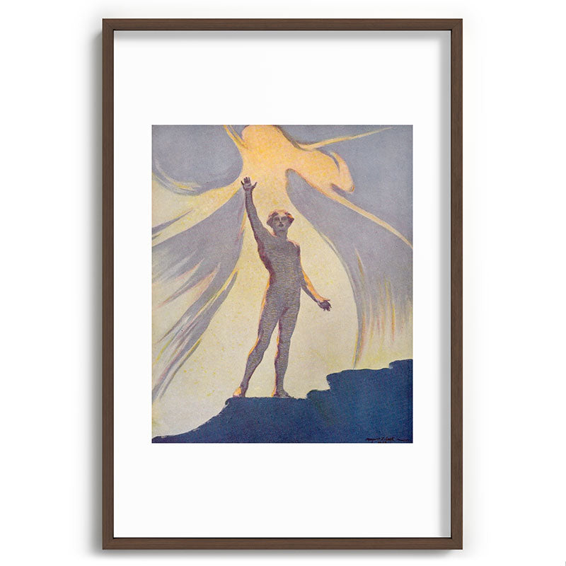 "Salut au monde!" (Margaret C. Cook, Leaves of Grass, 1913) Framed Art Print