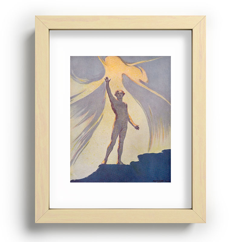 "Salut au monde!" (Margaret C. Cook, Leaves of Grass, 1913) Framed Art Print
