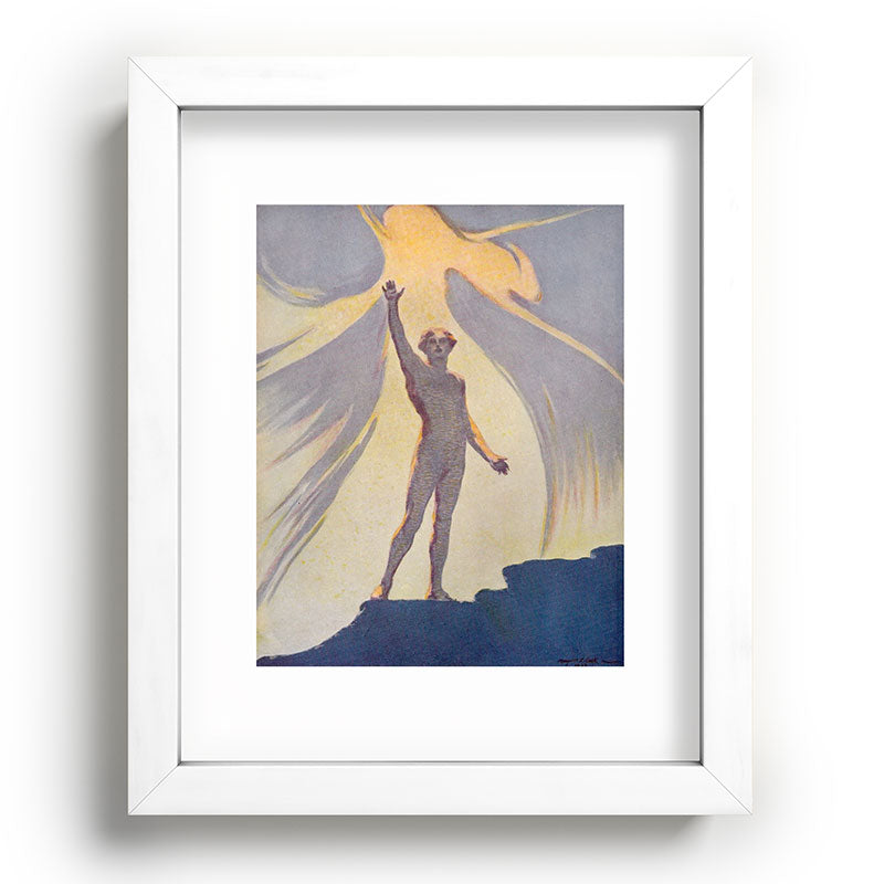 "Salut au monde!" (Margaret C. Cook, Leaves of Grass, 1913) Framed Art Print