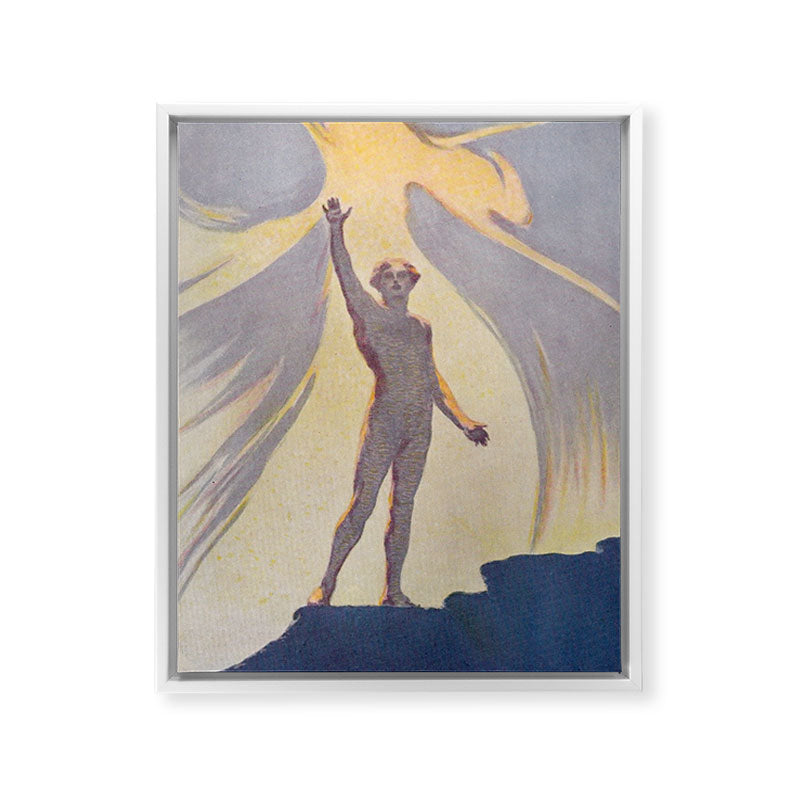 "Salut au monde!" (Margaret C. Cook, Leaves of Grass, 1913) Framed Canvas Print