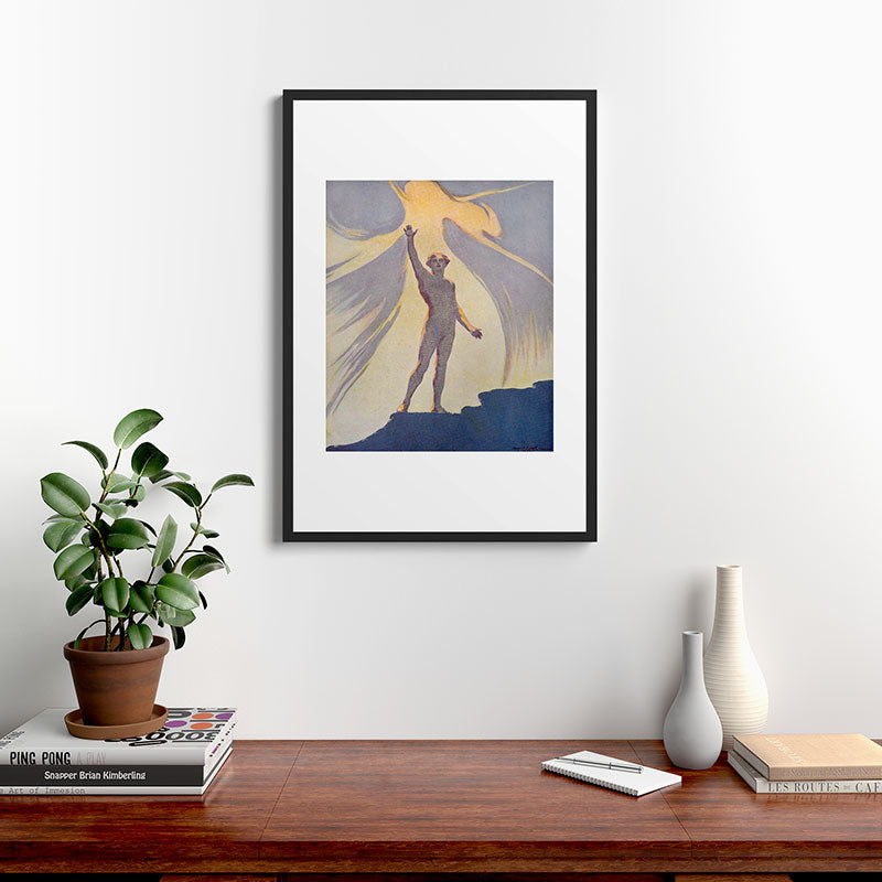 "Salut au monde!" (Margaret C. Cook, Leaves of Grass, 1913) Framed Art Print