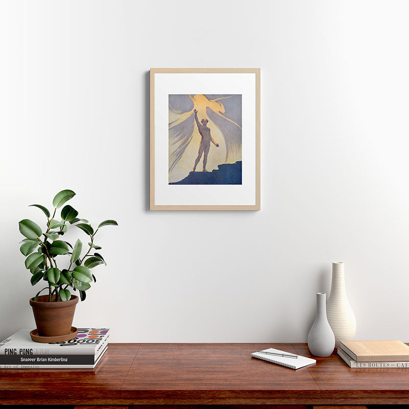 "Salut au monde!" (Margaret C. Cook, Leaves of Grass, 1913) Framed Art Print