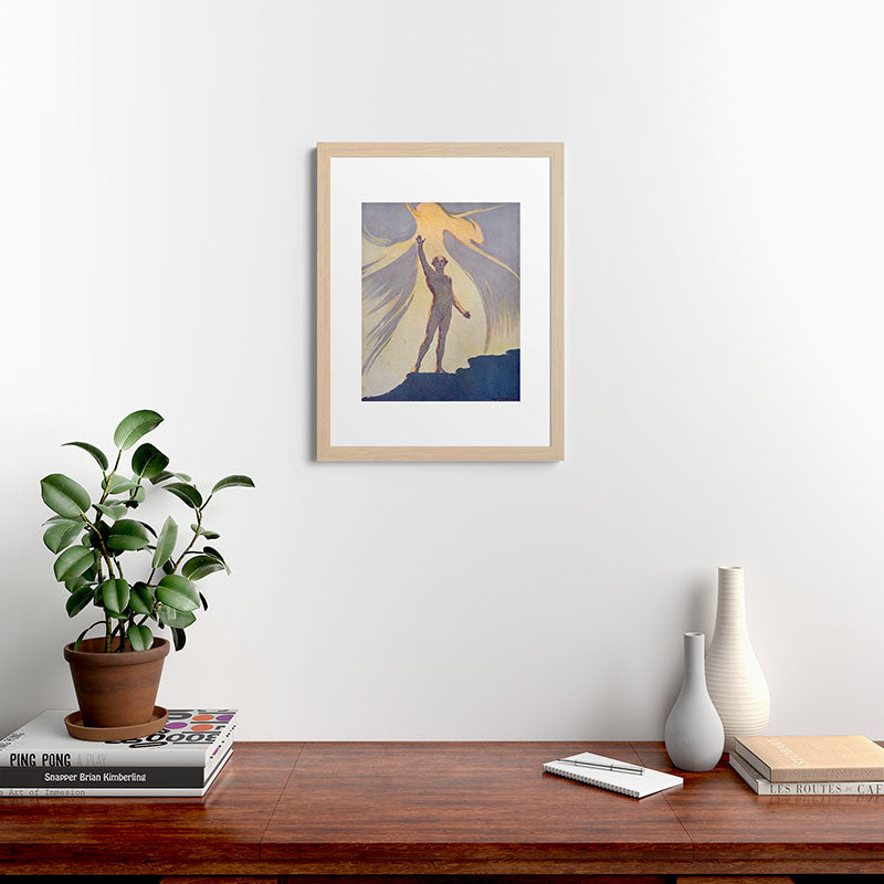"Salut au monde!" (Margaret C. Cook, Leaves of Grass, 1913) Framed Art Print