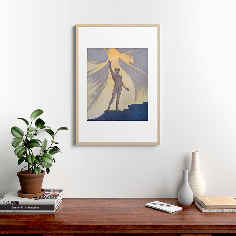 "Salut au monde!" (Margaret C. Cook, Leaves of Grass, 1913) Framed Art Print