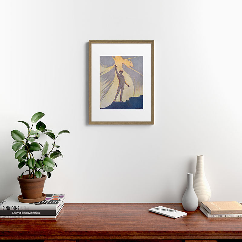 "Salut au monde!" (Margaret C. Cook, Leaves of Grass, 1913) Framed Art Print