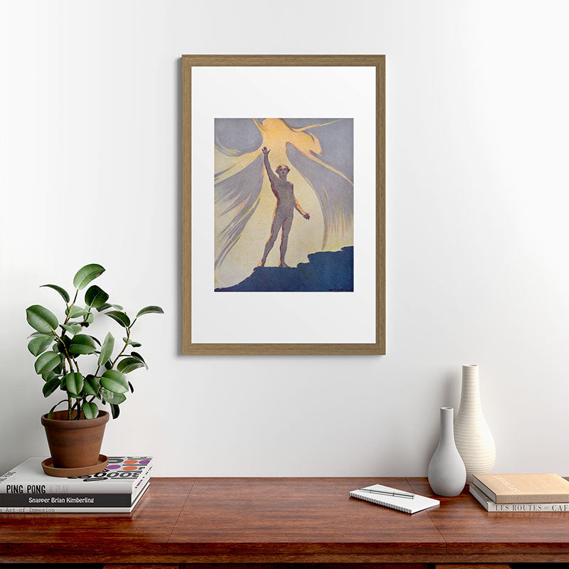 "Salut au monde!" (Margaret C. Cook, Leaves of Grass, 1913) Framed Art Print