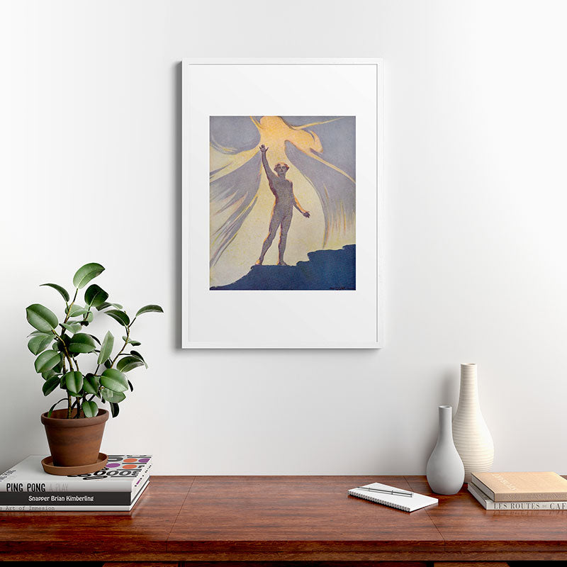 "Salut au monde!" (Margaret C. Cook, Leaves of Grass, 1913) Framed Art Print