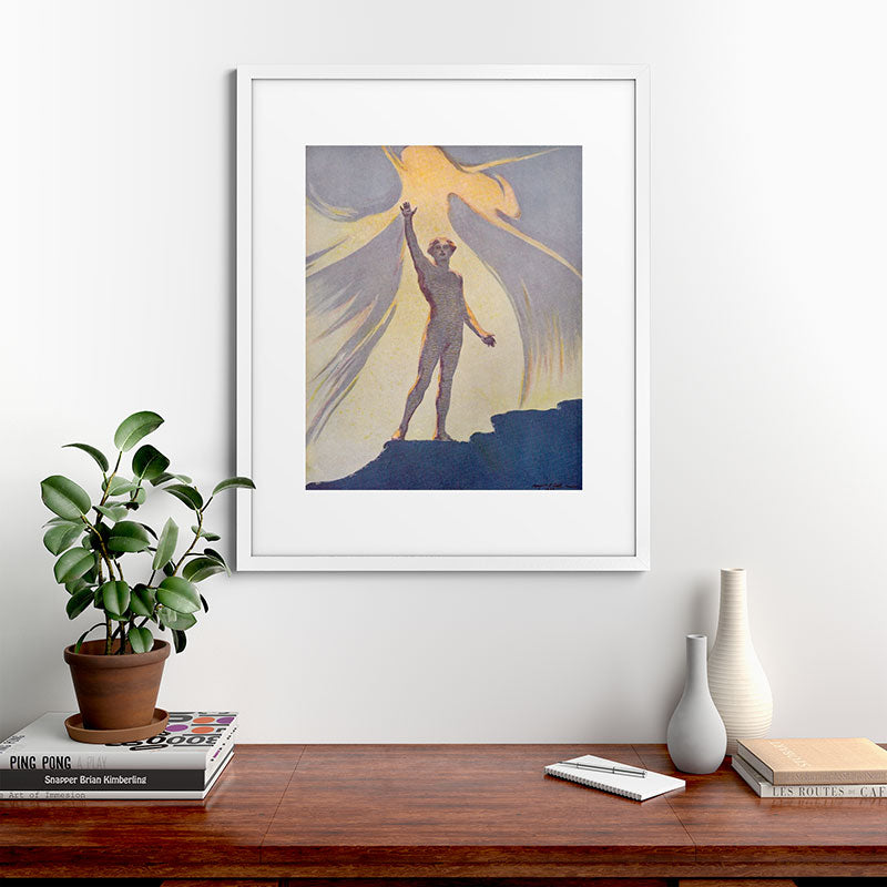 "Salut au monde!" (Margaret C. Cook, Leaves of Grass, 1913) Framed Art Print