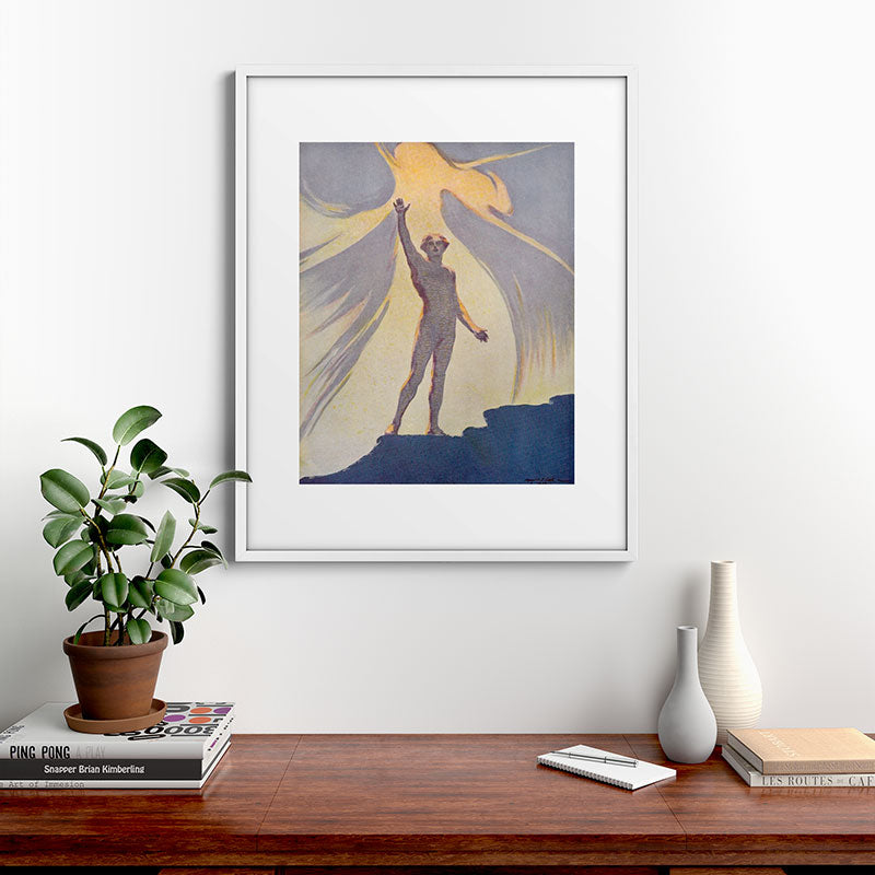 "Salut au monde!" (Margaret C. Cook, Leaves of Grass, 1913) Framed Art Print