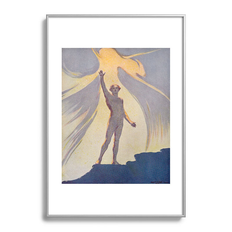 "Salut au monde!" (Margaret C. Cook, Leaves of Grass, 1913) Framed Art Print