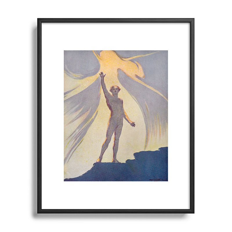 "Salut au monde!" (Margaret C. Cook, Leaves of Grass, 1913) Framed Art Print