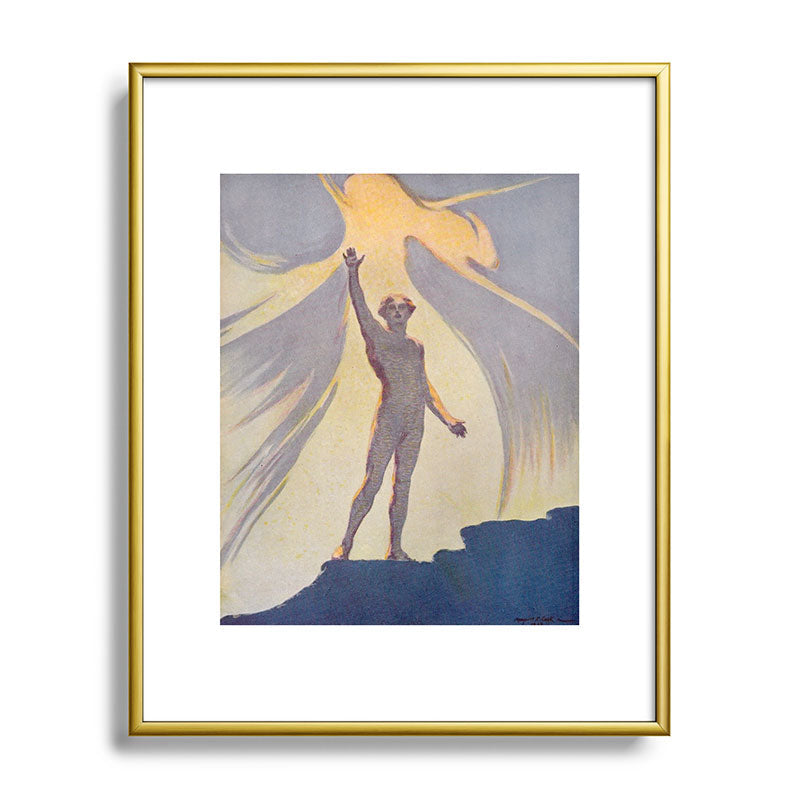"Salut au monde!" (Margaret C. Cook, Leaves of Grass, 1913) Framed Art Print